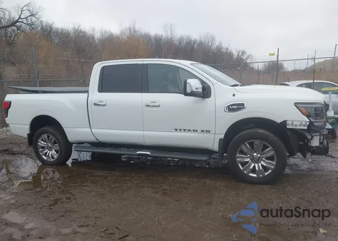 2020 Nissan Titan Xd Sl 4X4 z USA, uszkodzony, nr VIN 1N6AA1FB1LN509664
